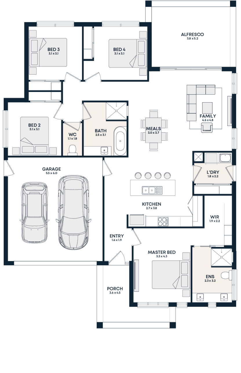 Evie 24 floorplan