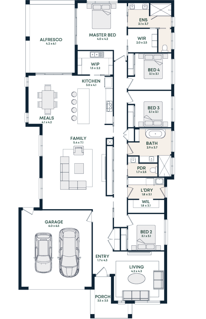 Aria 34 floorplan