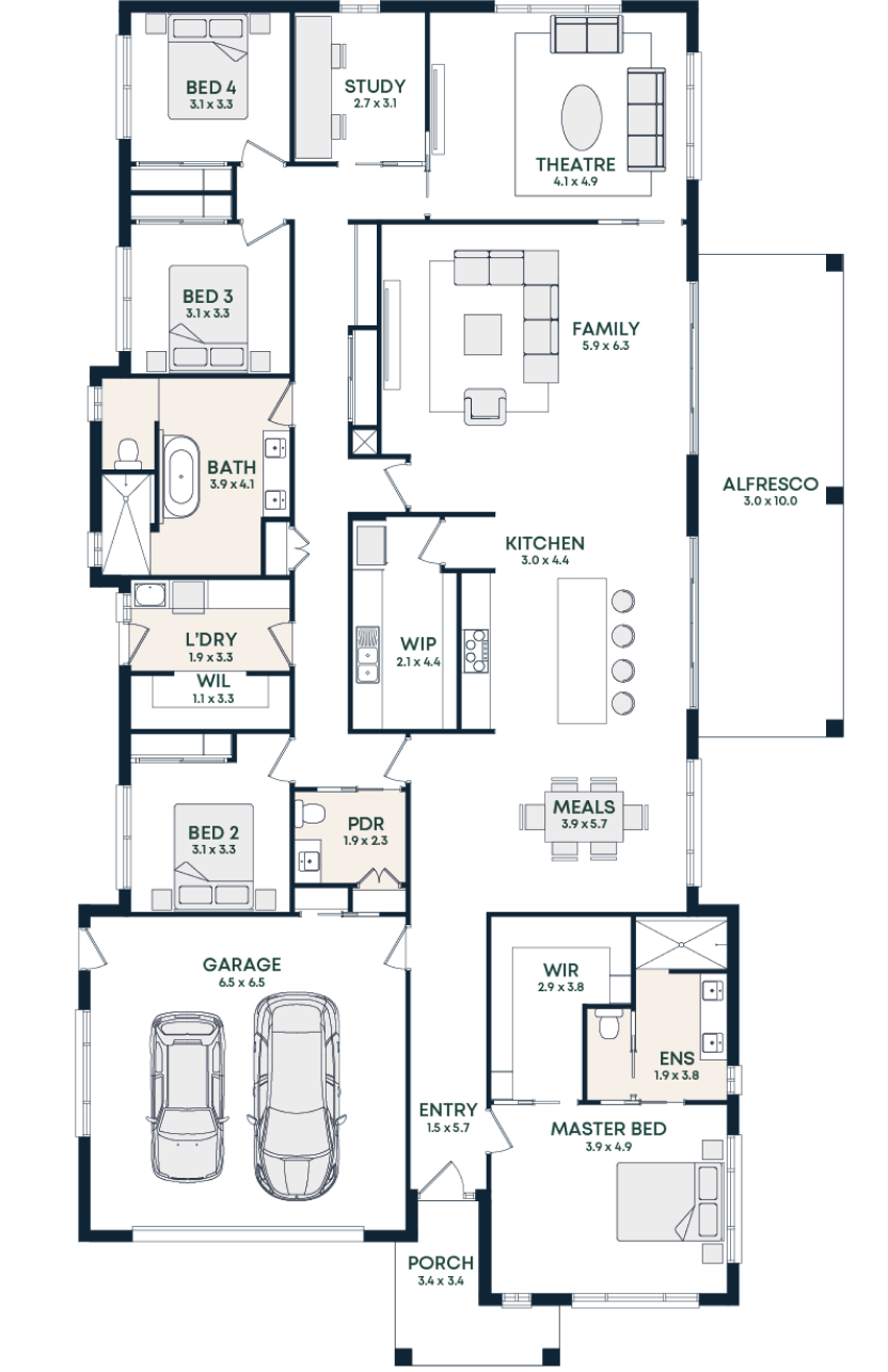 Matilda 39 floorplan