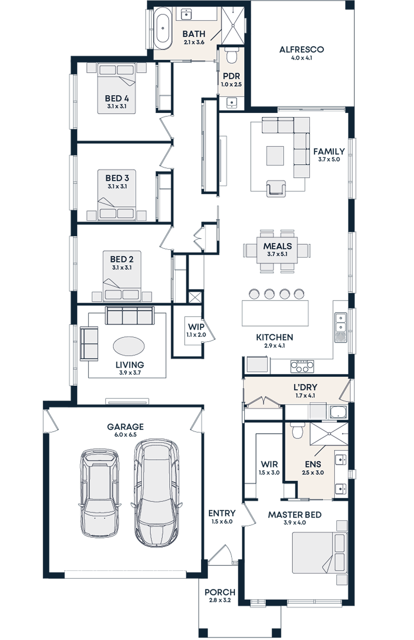 Bonnie 29 floorplan