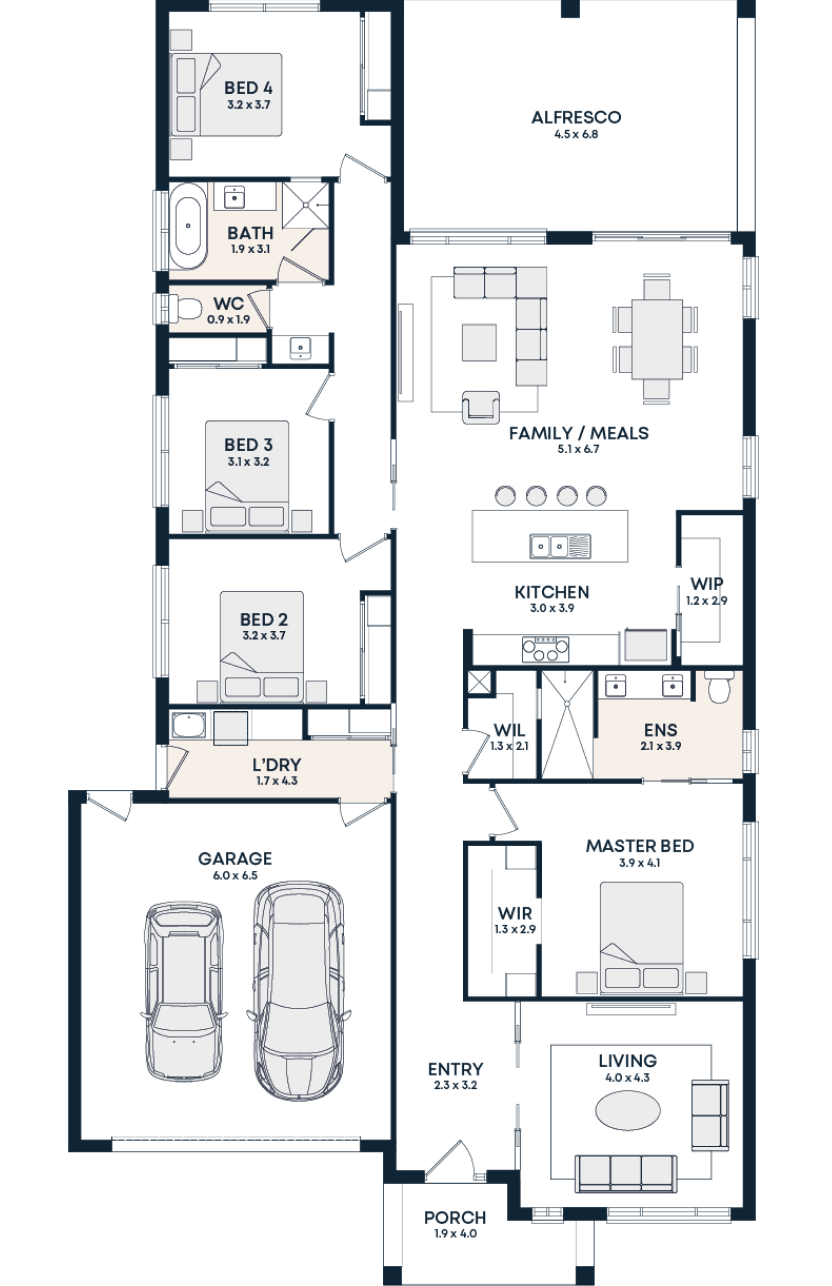 Jackson 30 floorplan