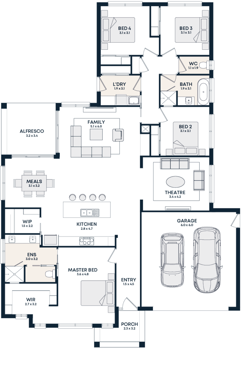 Rose 26 floorplan