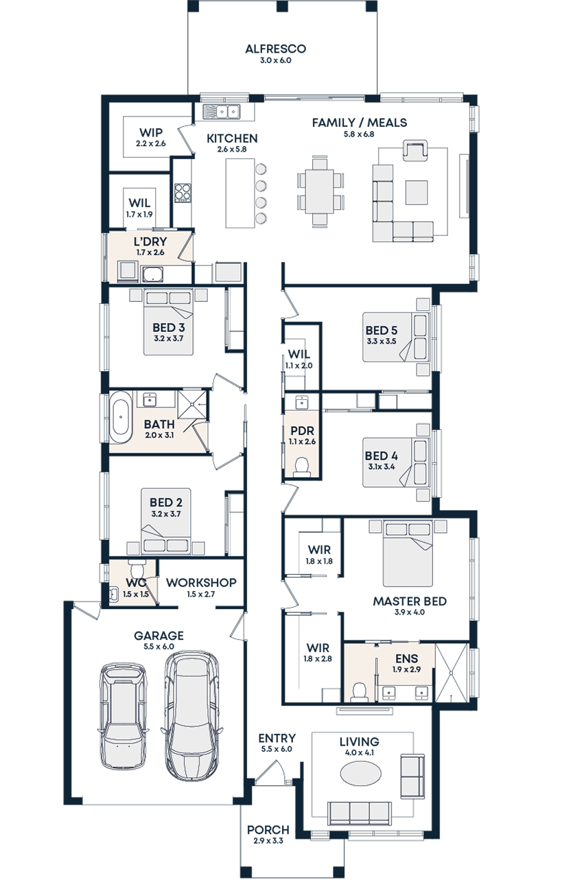 Sophia 32 floorplan