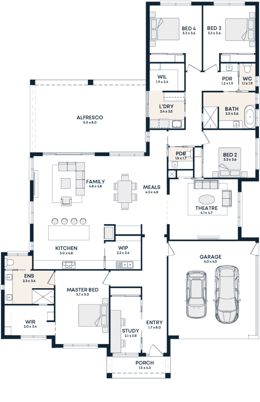 Oscar 35 floorplan